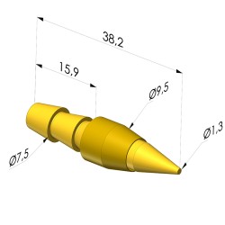 Round Jet Blowing Nozzle BS Series - Cannula
