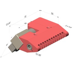 Nozzles Flat Airstream - BJP 14 72 EV - G1/4