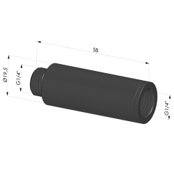 SIL Series Silencer Unclogging - G1/4"