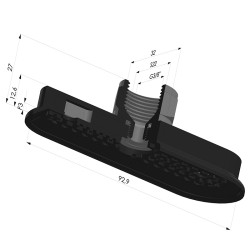 Oblong Suction Cup Series 4RP 93x32MM