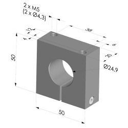 Flange Mounting for Ejectors Series VCR