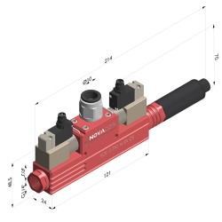 Venturi Single-Stage Series VCR-2 EV CS - 85% Vacuum