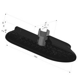 Oblong Suction Cup Series 4RP 124x60MM