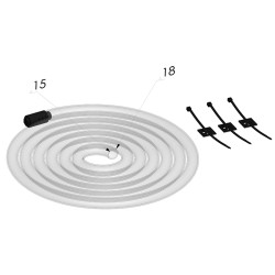 Hose for vortex cooler 13x17mm