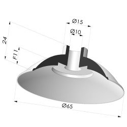 Flat Suction Cup Series 5, Ø 65 mm